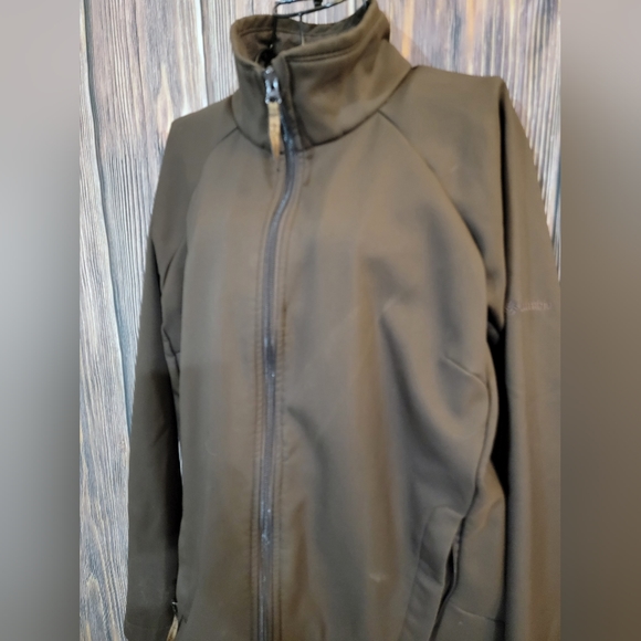 Columbia LG brown Swearer Jacket - Picture 2 of 5